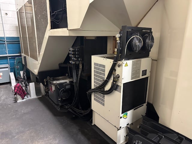 Niigata #SPN63, CNC horizontal machining center, 39.4" X, 34.5" Y, 31.5" Z, 12000 RPM, #50, 40 HP, Fanuc 16M - Image 7