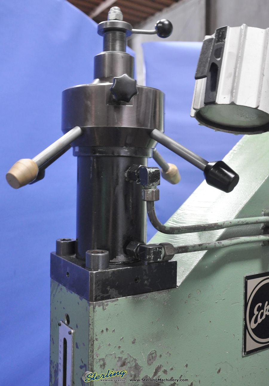 Eckold #HSP900/20, 36" throat, 12"-21" vertical height, dual palm Control, foot pedal, 2001, #A2145 - Image 4