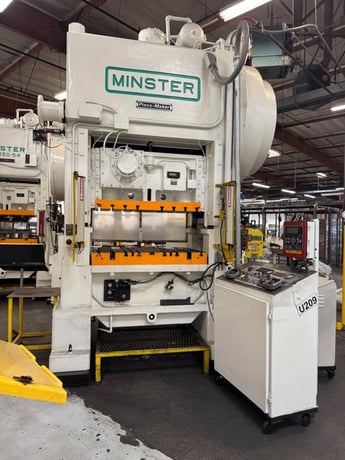 150 Ton, Minster #P2-150-54 PieceMaker, double crank sngl side press, 6" stroke, 23" Shut Height, 45-90 SPM - Image 1