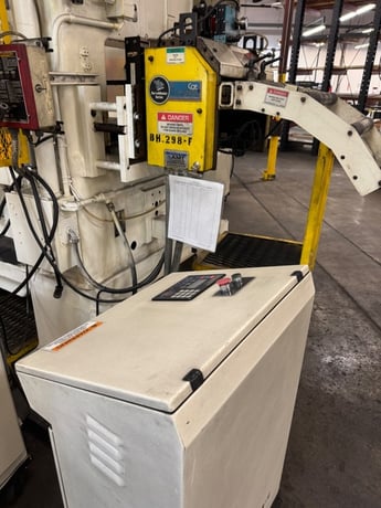 150 Ton, Minster #P2-150-54 PieceMaker, double crank sngl side press, 6" stroke, 23" Shut Height, 45-90 SPM - Image 3
