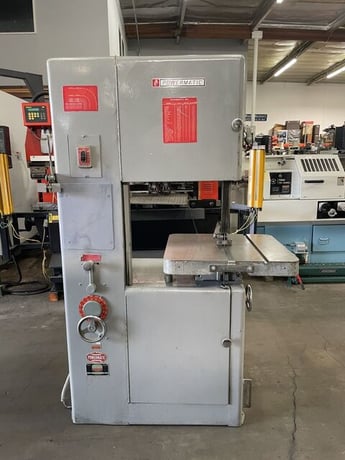 20" x 12" Powermatic #87, vertical bandsaw, 24" x 24" table, 2 HP, 1" x 1/8" x 151" blade, 40-4500 RPM, - Image 1