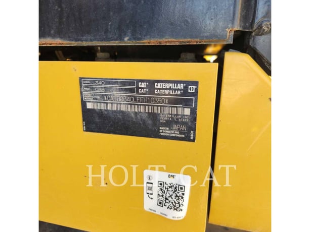 Caterpillar 340 12 TC, Crawler Excavator, 1597 hours, S/N: EFH10350, 2023 - Image 6