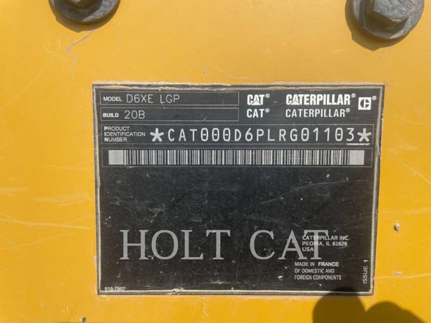 Caterpillar D6 XELGPVP, Crawler Dozer, 2774 hours, S/N: LRG01103, 2023 - Image 6