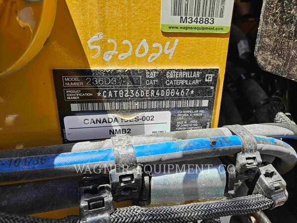 Cat 236D3, Skid Steer Loader, 640 hours, S/N: R4D00467, 2024 - Image 6