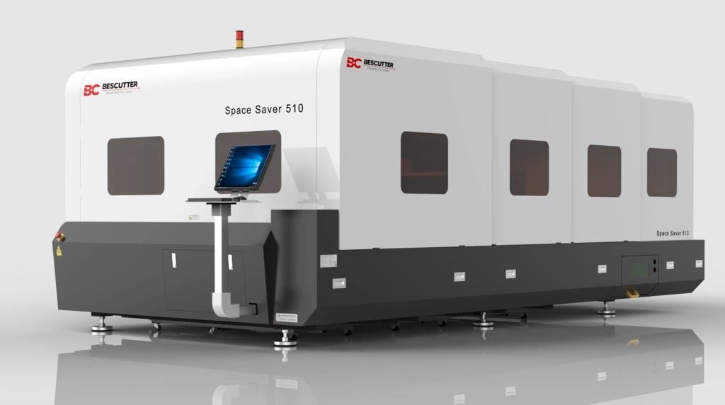 Bescutter #Space-Saver, 12kW, Fiber Laser, 60" x 120" Work area, 3150 IPM, 12 kW, new - Image 4