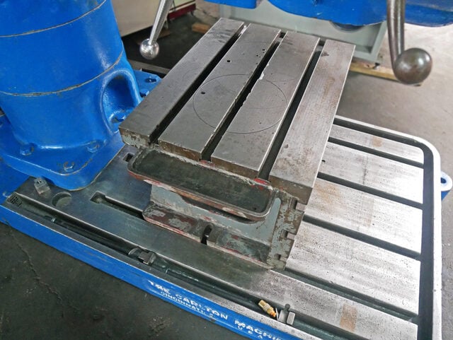4' -13" Carlton #3A, Radial Arm Drill Press, 36" Horz. Head Travel on Arm, 31" Vert. Arm Travel on Column, 10 - Image 8