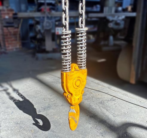 5 Ton, Harrington #ER050LD, Electric Chain Hoist, 25' capacity, 230/460 V - Image 5