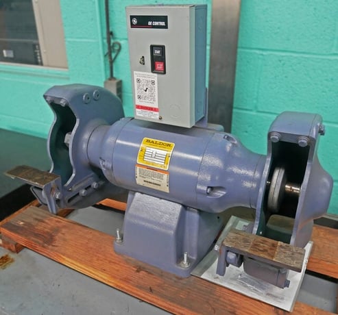 12" Baldor #1215W, Industrial Grinder, 2" Wheel Face, 1.25" Shaft diameter, 2 HP, 1500-1800 RPM, 208-230/460 - Image 5