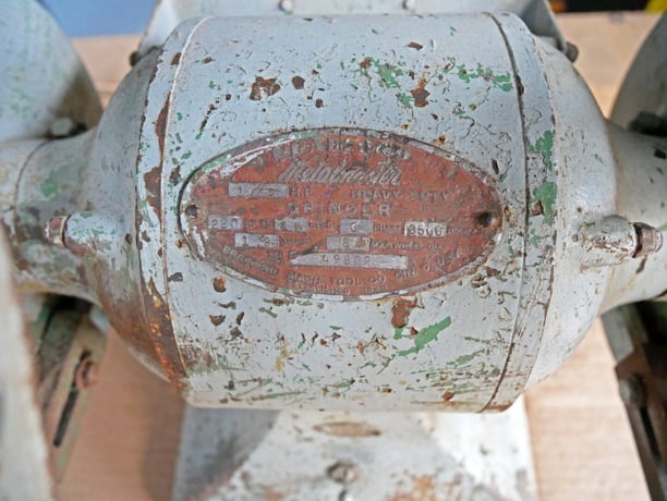 8" Bradford #Metal-Master, Heavy Duty Grinder, 1/2 HP, 115 V - Image 8