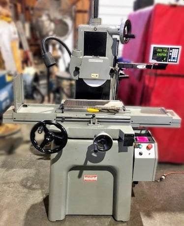 6.3" x 18.5" Sharp #SG618, Manual Surface Grinder, 7" x 18.9" Table Travel, 8" diameter x 0.63" width x 1.25" - Image 1