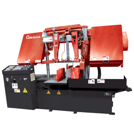 20" x 18" Amada Marvel #HFA460P, Horizontal Automatic Band Saw, Heavy-Duty, Post Style, 17.9' x 1.5" x 0.05" - Image 1