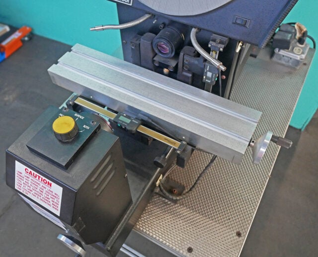 14" Suburban Tool #MV-14, Optical Comparator, 4.5" x 19" Stage w/8" Horz. & 4" Vert. Travel, 100 lbs. Ball - Image 6