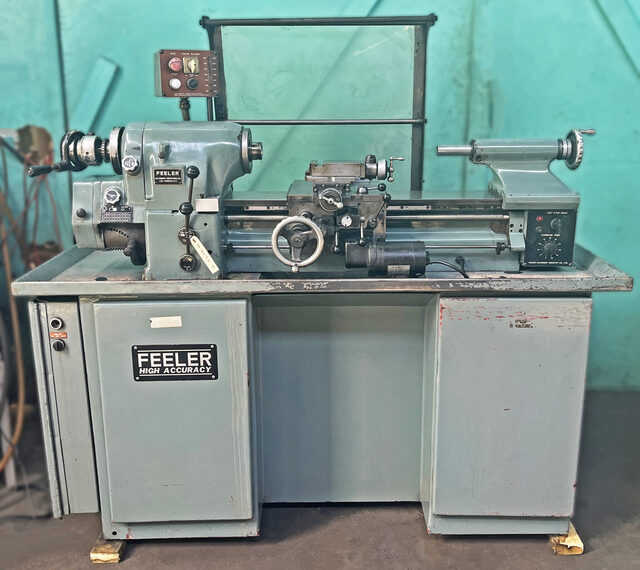 11" x 18" Feeler #TL-61, Precision Toolroom Lathe, 1.25" Hole thru Spindle, 1.5 HP, 135-2955 RPM - Image 4