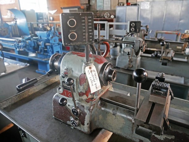 9" x 36" Hardinge #DSM-59, Second Operation Lathe, 3.75" Double Tool Cross Slide, 4" Turret Slide, 0.75 - Image 3
