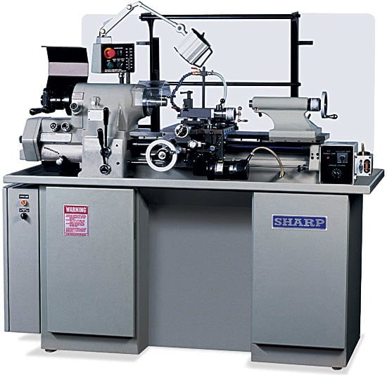 11" x 18" Sharp #1118H, High Precision Tool Room Lathe, 9" Carriage, 6" Cross Slide, 130-4000 RPM Variable, 5 - Image 3