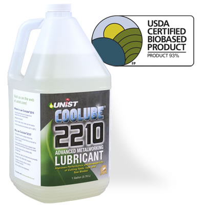 Unist #Coolube-2210, Advanced Metal Cutting Lubricant, 1 Case, 4 gallons, new - Image 1