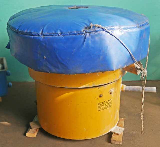 5 cu.ft. Royson #5-CTV, Round Bowl Vibratory Finisher w/No Separation, 10.8" width x 15" D Channel, 43.6" - Image 6