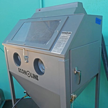 36" x 24" Econoline #36-1, Sandblaster w/Dust Collector, 23" Work height, 36" x 13" Top & 17" x 11" Side - Image 4