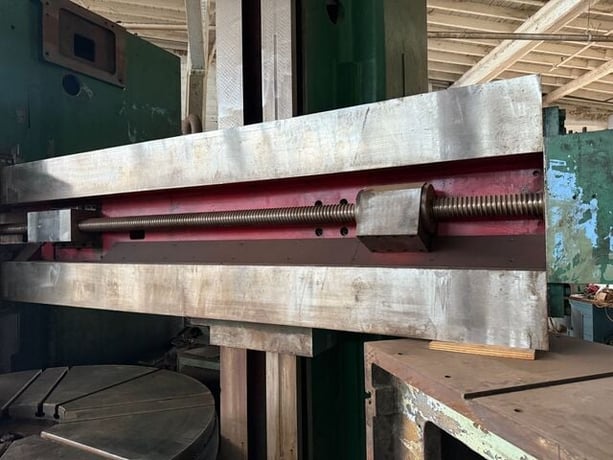 72" Giddings & Lewis #Hypro Dual Ram, CNC vertical boring mill, control w/milling spindle in ram, 74" swing - Image 5