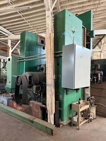 72" Giddings & Lewis #Hypro Dual Ram, CNC vertical boring mill, control w/milling spindle in ram, 74" swing - Image 7