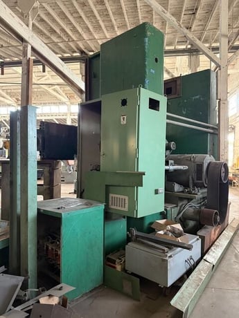 72" Giddings & Lewis #Hypro Dual Ram, CNC vertical boring mill, control w/milling spindle in ram, 74" swing - Image 9