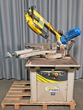 7-7/8" FMB #Antare, Manual Pull Down Double Miter Band Saw, 115/230 FPM, 8" 7.87" x 1" x .035" Blade, 1.75 HP - Image 3