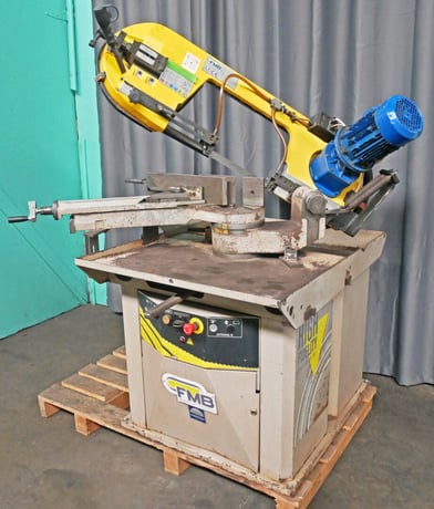 7-7/8" FMB #Antare, Manual Pull Down Double Miter Band Saw, 115/230 FPM, 8" 7.87" x 1" x .035" Blade, 1.75 HP - Image 4