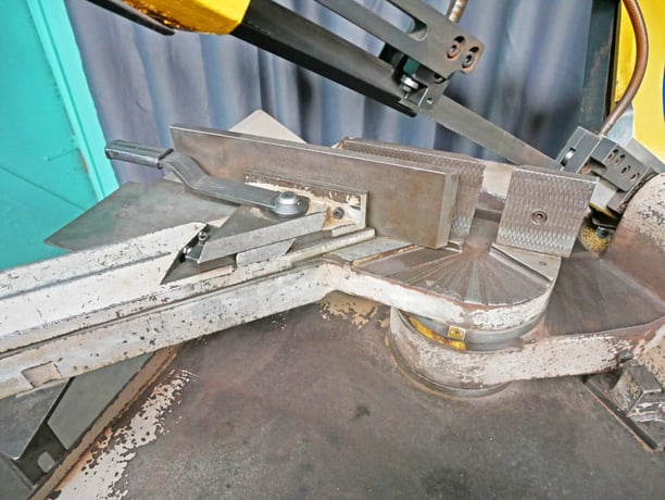 7-7/8" FMB #Antare, Manual Pull Down Double Miter Band Saw, 115/230 FPM, 8" 7.87" x 1" x .035" Blade, 1.75 HP - Image 7