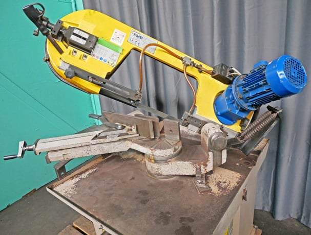 7-7/8" FMB #Antare, Manual Pull Down Double Miter Band Saw, 115/230 FPM, 8" 7.87" x 1" x .035" Blade, 1.75 HP - Image 8
