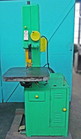 18" x 8.5" Grob #NS-18, Vertical Band Saw, 24" x 24" Tilting Table, 50-2030 FPM, 11' 9" x 1" Blade, 1 HP - Image 4