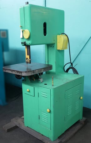 18" x 8.5" Grob #NS-18, Vertical Band Saw, 24" x 24" Tilting Table, 50-2030 FPM, 11' 9" x 1" Blade, 1 HP - Image 5