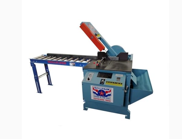 14" x 20" Roll-in Saw #TF1420, Vertical Tilting Band Saw, 70-400 SFPM, 12" 11" x 1" x .035" Blade, 2 HP - Image 3