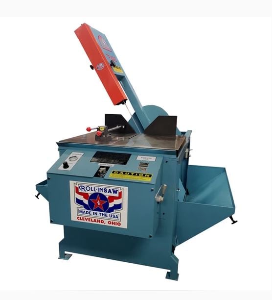 14" x 20" Roll-in Saw #TF1420, Vertical Tilting Band Saw, 70-400 SFPM, 12" 11" x 1" x .035" Blade, 2 HP - Image 5