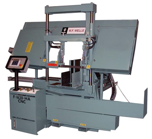 17" x 20" W.F. Wells #F-1620HA-CNC, Automatic Horizontal CNC Band Saw, 5000 lbs. capacity, 200" x 1.5" Blade - Image 1