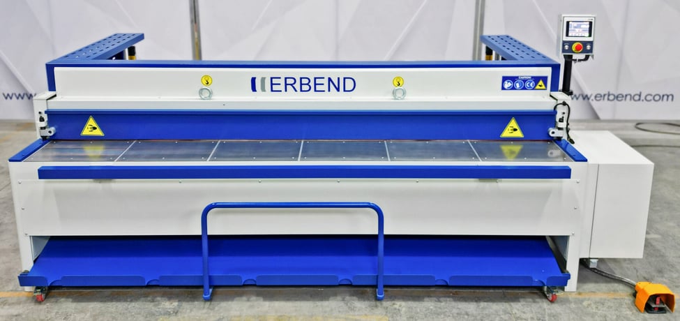 14 gauge x 10' Erbend #EMS-3220, NC Motorized Shear, 29.5" Back Gauge, 4 kW, new - Image 1