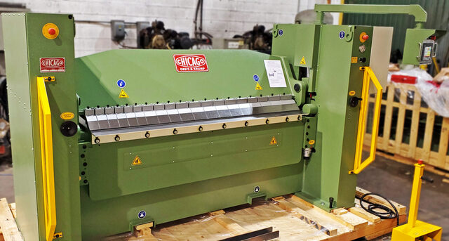 Chicago, Dreis & Krump #HBP-6187-6, Heavy Duty Hydraulic Leaf Box and Pan Brake, 80" x 3/16" capacity, 6" Box - Image 2