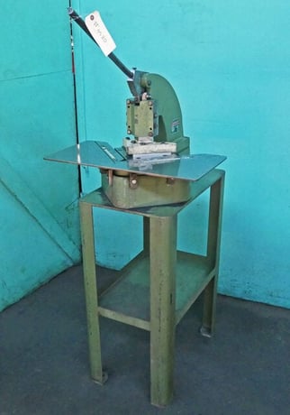16 gauge x 6" x 6" Di-Acro #2, Tab Notcher with Stand, 1" Tab, 4 Tons, .625" Ram Stroke - Image 4