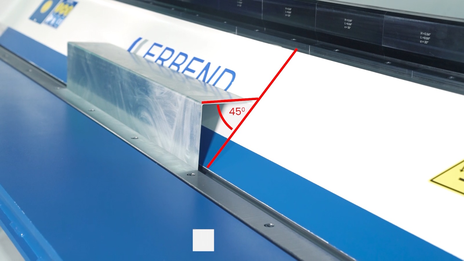 156" Erbend #MFD-4215, Combi Beam Folder, 16 gauge, 6.3" Open Height (No Tools), 1.38" Beam Adjustment, new - Image 2
