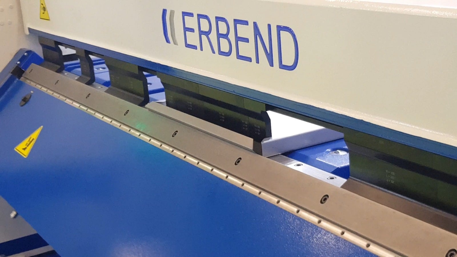 156" Erbend #MFD-4215, Combi Beam Folder, 16 gauge, 6.3" Open Height (No Tools), 1.38" Beam Adjustment, new - Image 9
