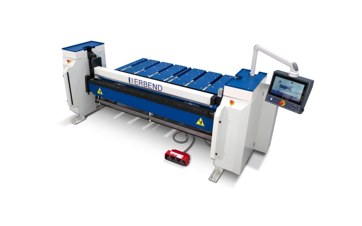 81.6" Erbend #MFH-2115, CNC Motorized Folder, 16 gauge, 4.72" Beam Opening, 3.5"/sec. Clamp, 1 HP Upper Beam - Image 1