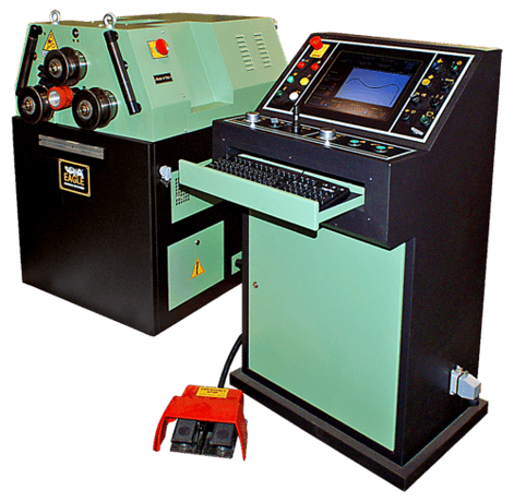 16" x 1.5" x 1/4" Eagle #BA35-CNC, CNC Programmable 3-Roll Driven Angle Roll Bender, Auto Repeat, 13 FPM, new - Image 1