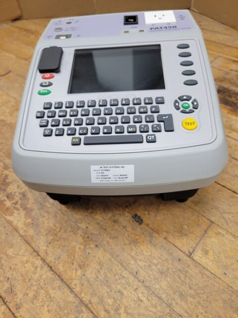 Megger #PAT450, Portable Appliance Tester, 120 V., 200mA, 1.5kV & 3kV Flash Testing - Image 6