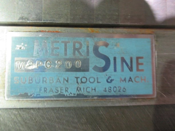 9" x 9" x 6-1/2" Suburban #MSPC-200, Surface Compound Angle Sine Plate, PMC - Image 4