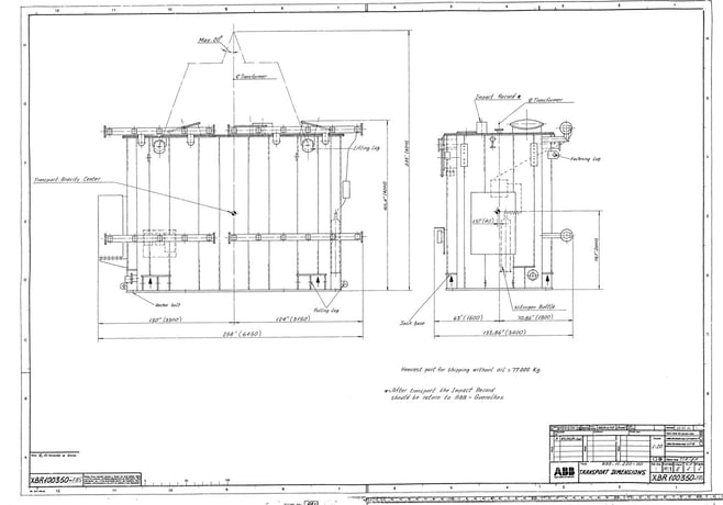 67000/112000 KVA 230000Y/132790 Primary, 13800 Delta Secondary, ABB, w/LTC - Image 2