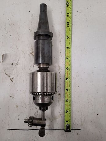 Jacobs #14N, Super Chuck, No.14N, 0-1/2" capacity, w/ #3 Morse Taper on BT30 Holder - Image 1
