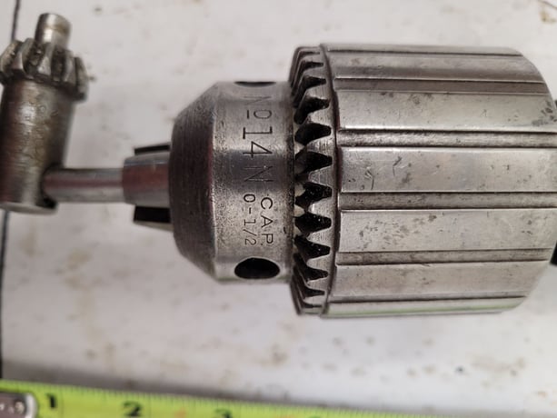 Jacobs #14N, Super Chuck, No.14N, 0-1/2" capacity, w/ #3 Morse Taper on BT30 Holder - Image 4