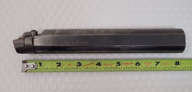 Kennametal #S20-DCCLNR4-NF1, boring bar, 1.25" Shank, 8" overall length - Image 1