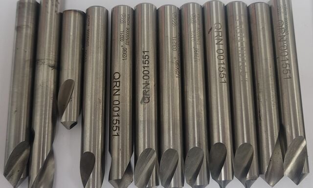 Guehring #D2N9006, Spot Drills, 1/2" Drill diameter, 90 Deg. Point Angle, Set of 17 - Image 2