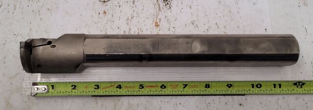 Iscar #TGIR-38.1C-6, Indexable Grooving Toolholder, Right Hand, 0.72" Max. Cut Depth, 0.236" Min. width Groove - Image 1