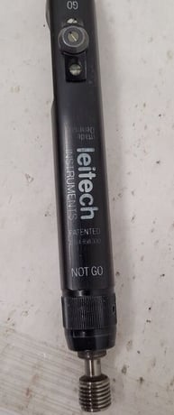 Leitech-Us, Thread Plug Gage, UNF, 7/16" diameter Thread, 20 TPI, Go Not Go, Lot of 2 - Image 4